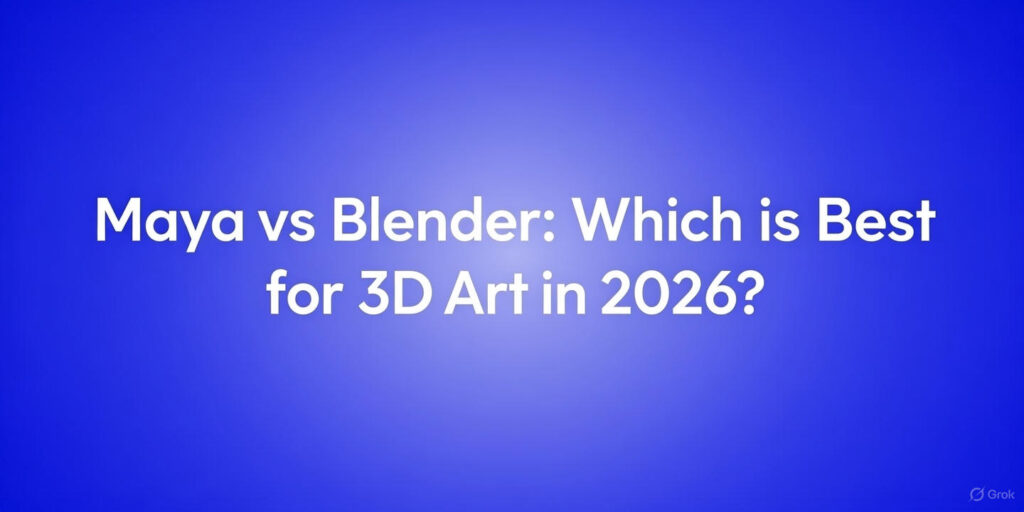 Maya vs Blender: Which is Best for 3D Art in 2026?